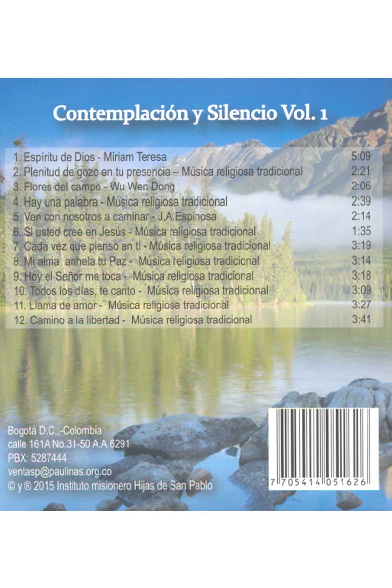 CD-Contemplación y silencio volumen 1