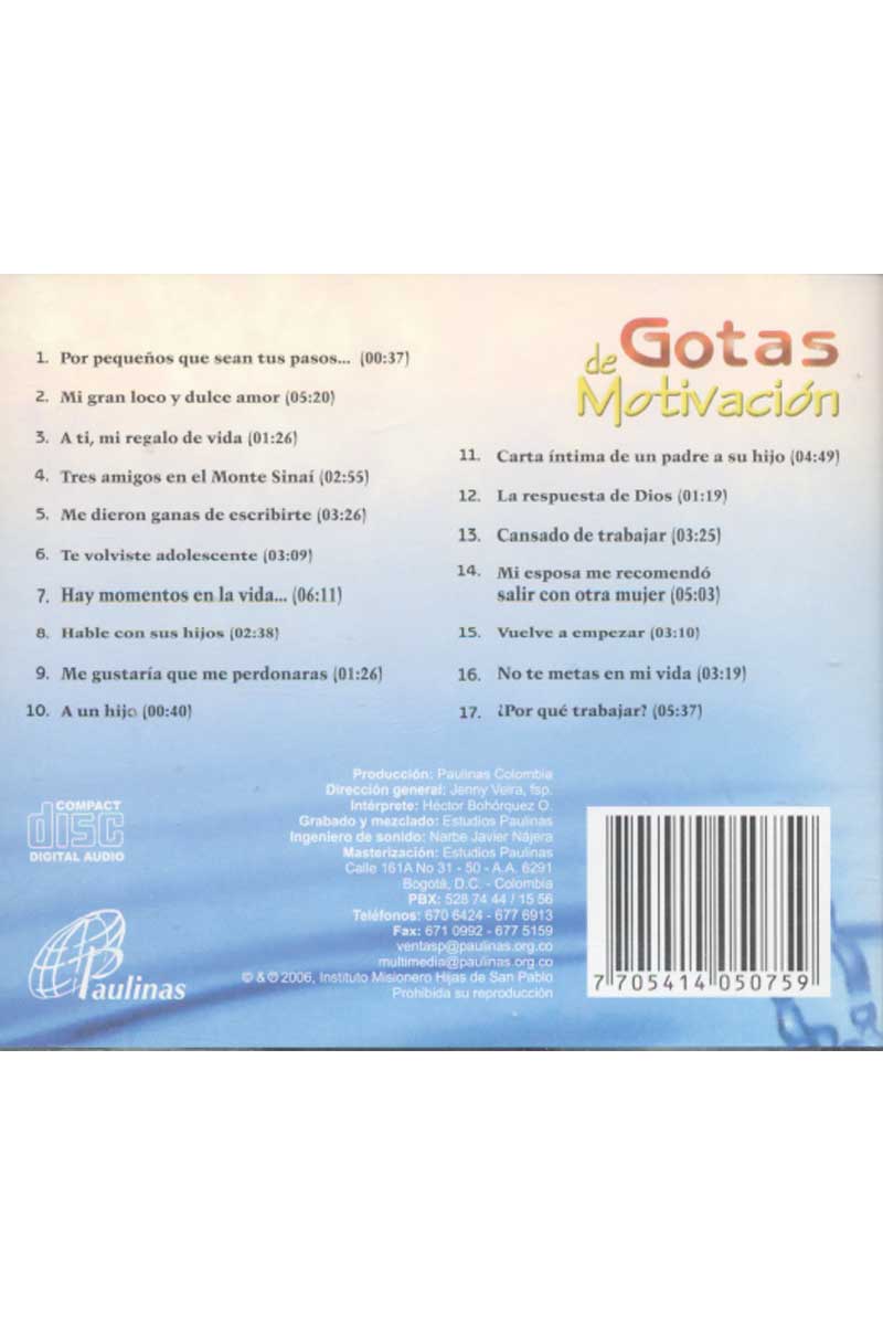 Gotas de motivación -CD