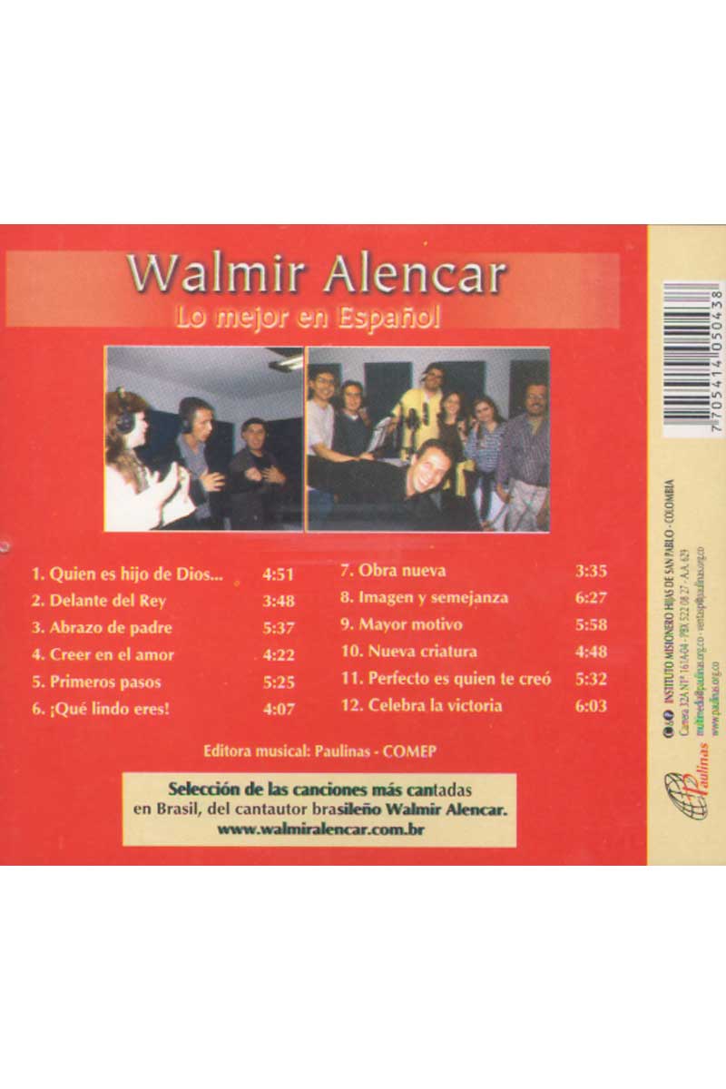 Walmir Alencar, lo mejor en español -CD
